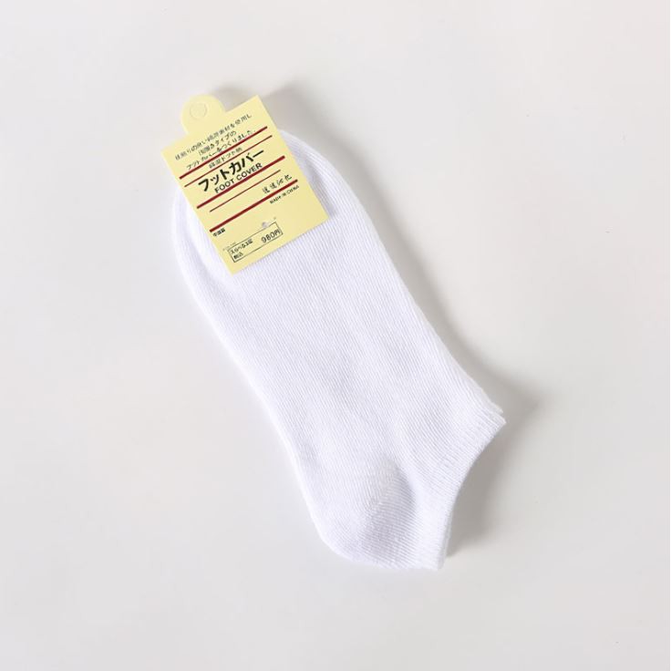 Tất vớ nữ cổ ngắn chất cotton màu Pastel siêu mềm mại thấm hút tốt