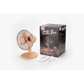 🎁xả 3 ngày🎁 quạt mini vân gỗ remax desk fan fn17