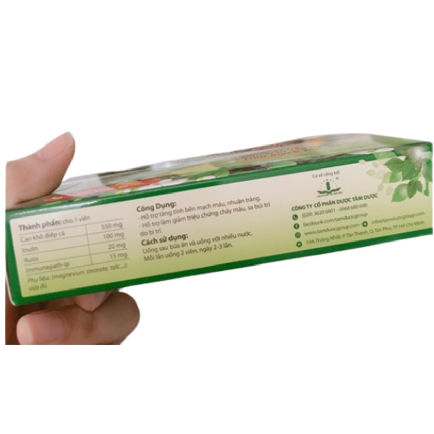 Viên Giấp Cá Extra 30v- Dành Cho Người Bị Trĩ & Táo Bón - Gia Hân