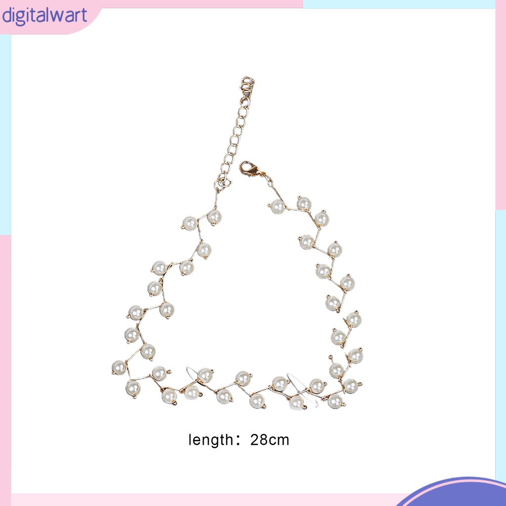 Dg✌❤Vòng Cổ Choker Đính Ngọc Trai Nhân Tạo Thời Trang Dành Cho Nữ