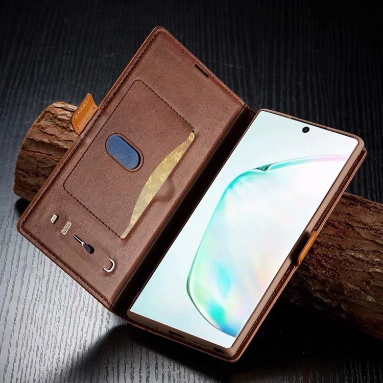 Bao da điện thoại cao cấp LC có ngăn để tiền, thẻ cho Samsung Galaxy note10/note10plus/note9/s8plus/s20ultra