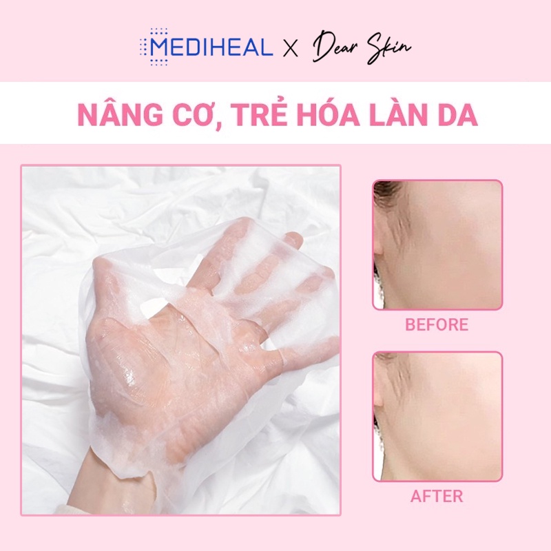 [Chính hãng] Mặt nạ Mediheal dưỡng da căng mịn, mọng nước, làm đều màu, sáng mịn da, ngăn ngừa các nếp nhăn và lão hóa