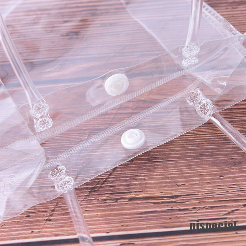 1 Túi Tote Đeo Vai Trong Suốt Thời Trang Mùa Hè Dành Cho Nữ