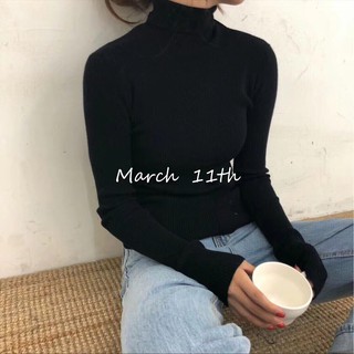 Áo len tăm cổ lọ