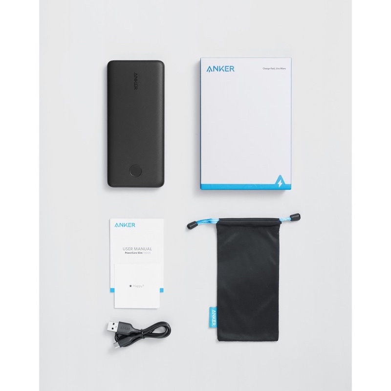 Sạc dự phòng Anker 10.000mAh A1231 PD 3.0 max 18w nhập Mỹ new - Bảo hành 12 tháng