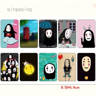 Set 10 Miếng Dán Hình Hayao Miyazaki Spirited Away Trang Trí DIY