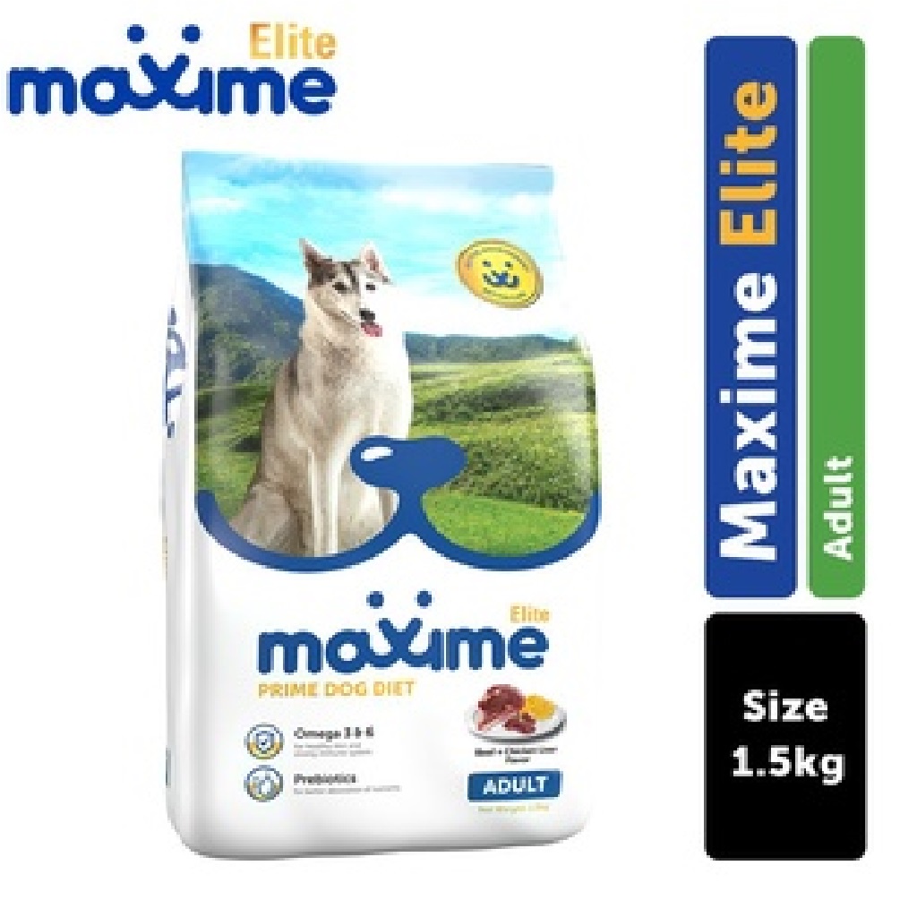 THỨC ĂN HẠT CHO CHÓ TRƯỞNG THÀNH MAXIME ADULT GÓI 1.5KG - PHILIPPINES