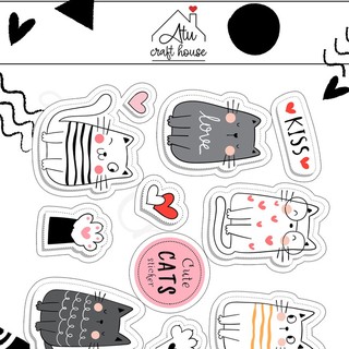 PET ICON Sticker die-cut - Sticker cắt rời - Nguyên vật liệu làm Scrapbook Handmade (rất nhiều mẫu)