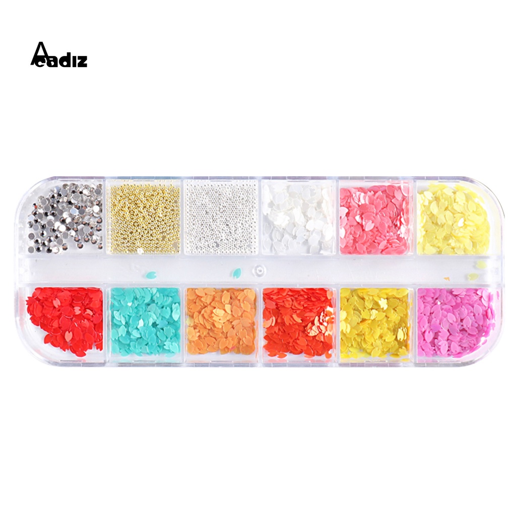 Phụ Kiện Trang Trí Móng Tay Hình Cánh Hoa 3D Xinh Xắn Chống Thấm Nước