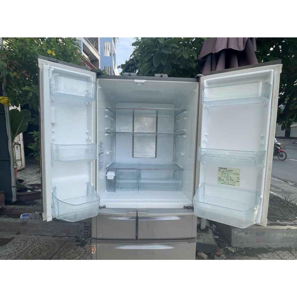 Tủ lạnh nội địa TOSHIBA GR-43QF 425L 6 cửa, có cửa điện