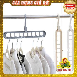 Móc treo quần áo 9 lỗ thông minh tiện ích
