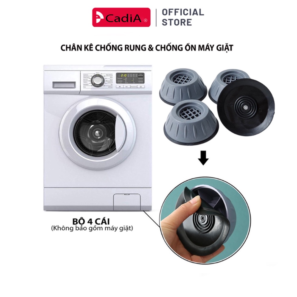 Chân đế kê chống rung chống ồn máy giặt (4 chiếc)