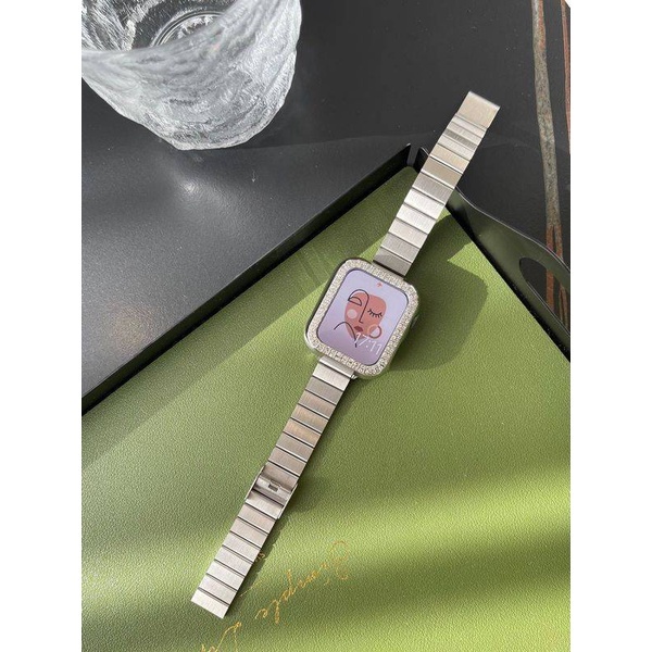 Dây Đồng Hồ Bằng Thép Không Gỉ Mỏng Thời Trang Cho Iphone Iwatch Dòng 6 Se 5 4 3 2 1 42mm 44mm 40mm 38mm