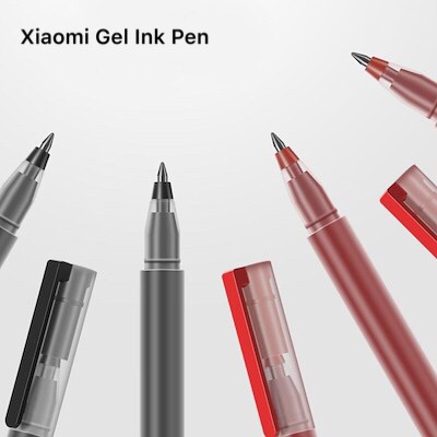 [Hỏa Tốc HCM] Bộ Bút bi nước Xiaomi Mi Jumbo Gel Ink Pen (Đen/Đỏ)