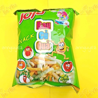 5 gói bim bim snack JOJO vị rau củ quả 32g