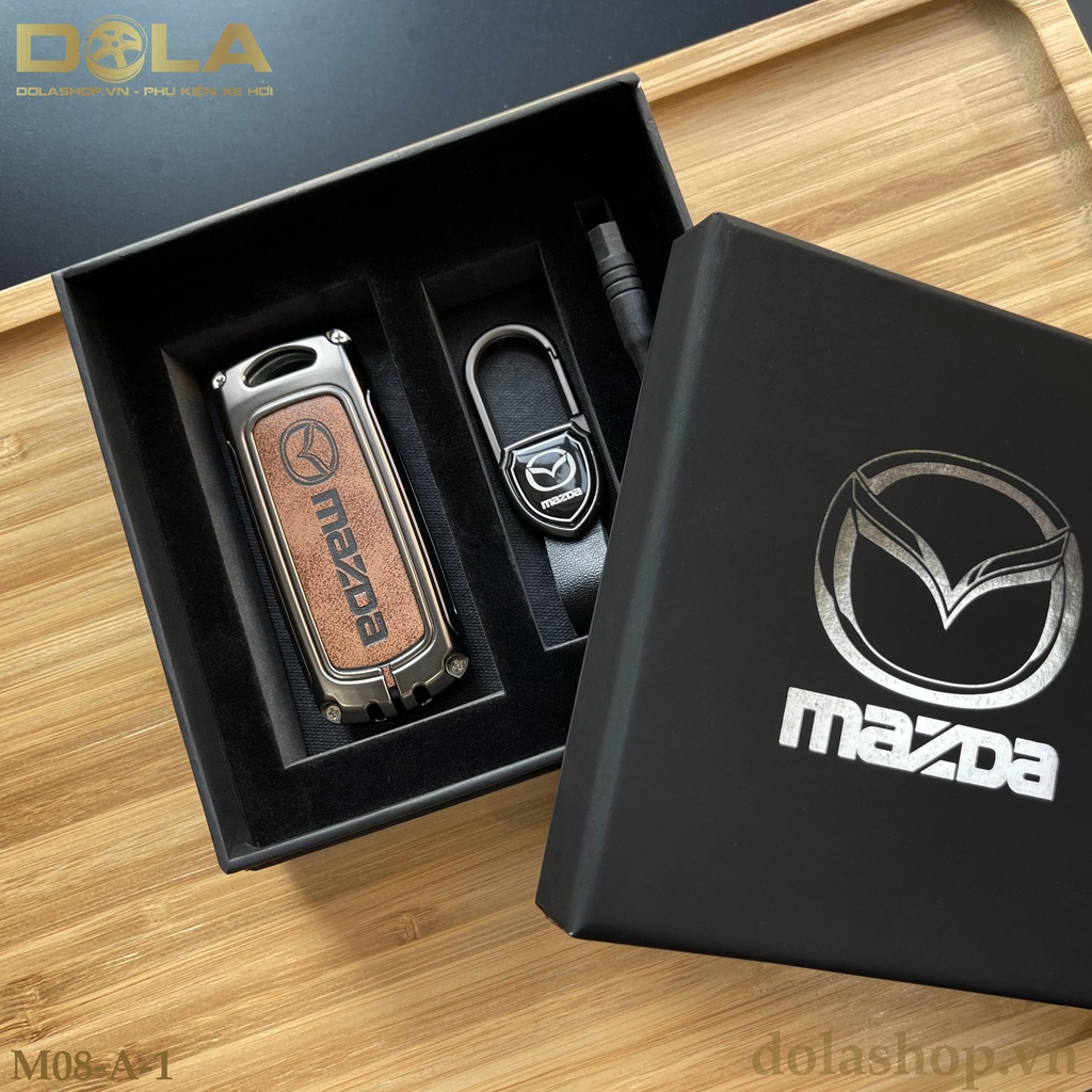 Vỏ ốp chìa khoá xe hơi, Bọc chìa ô tô Mazda 6, CX3, CX5, CX8, Mazda3, Mazda2 M08-A1 CarkeyShop