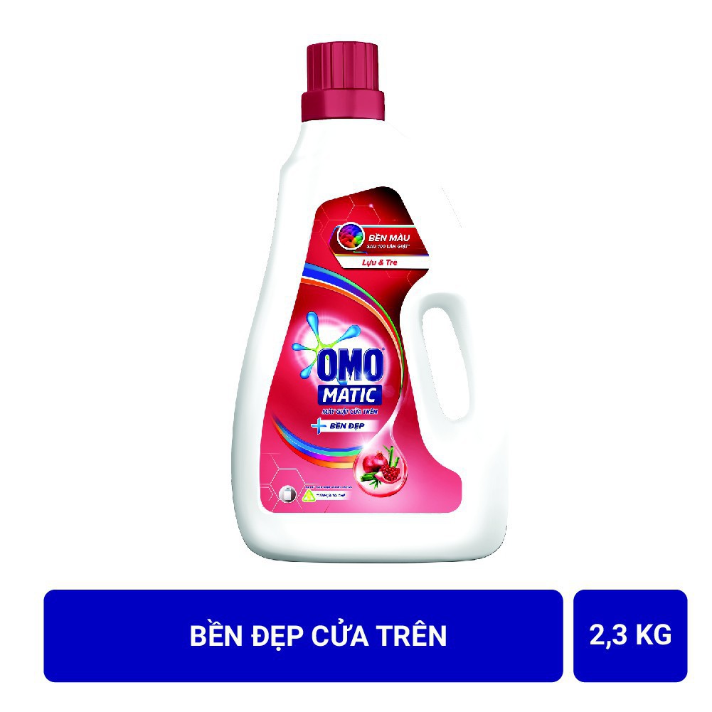 Nước giặt OMO Matic 2,3kg - 2.7kg (chai)