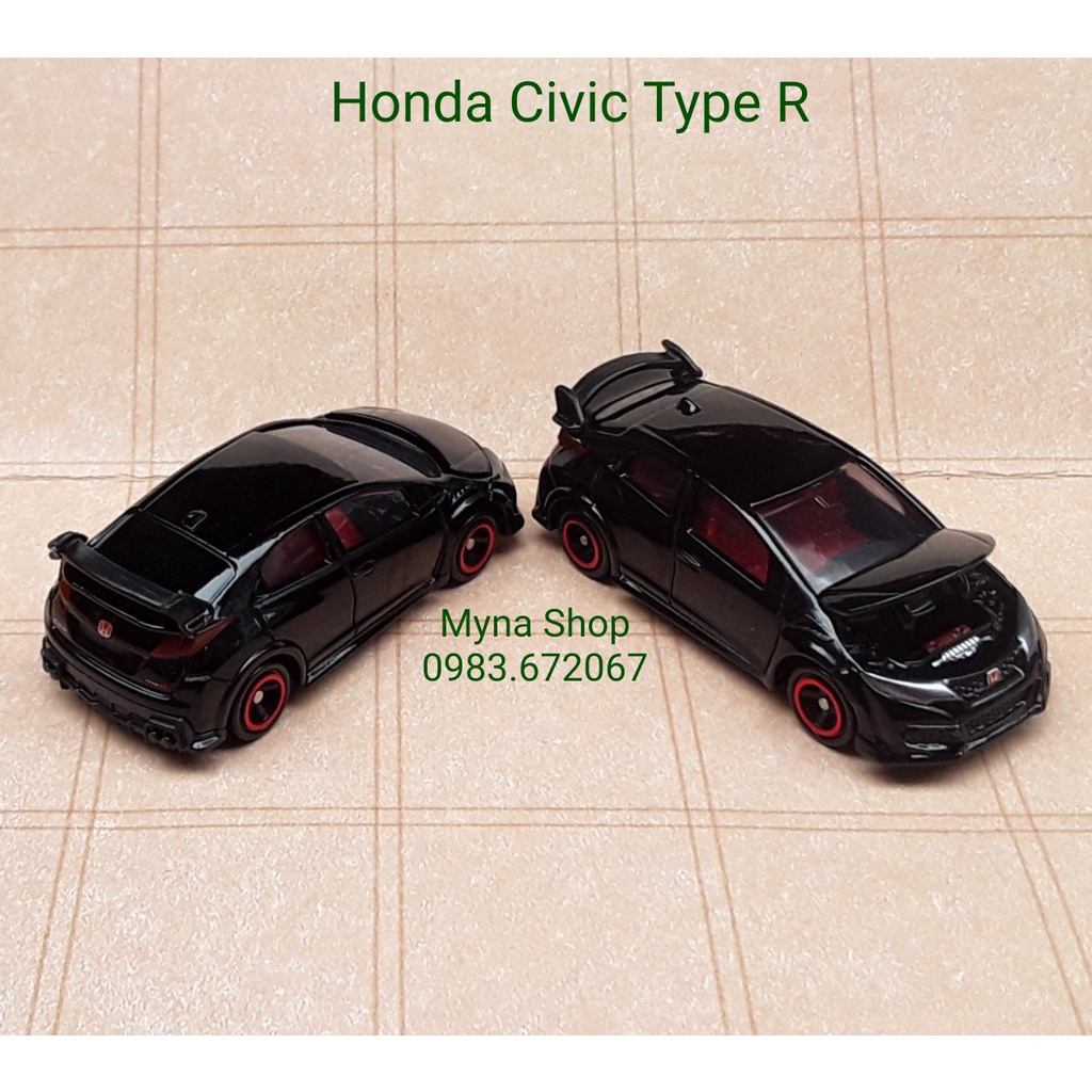 Tomica không hộp - H.da Civic Type R - kéo sang trái &amp; xem mô tả để có thêm thông tin ạ.