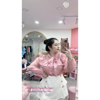 ÁO TIỂU THƯ CỘT NƠ CỔ BIGSIZE