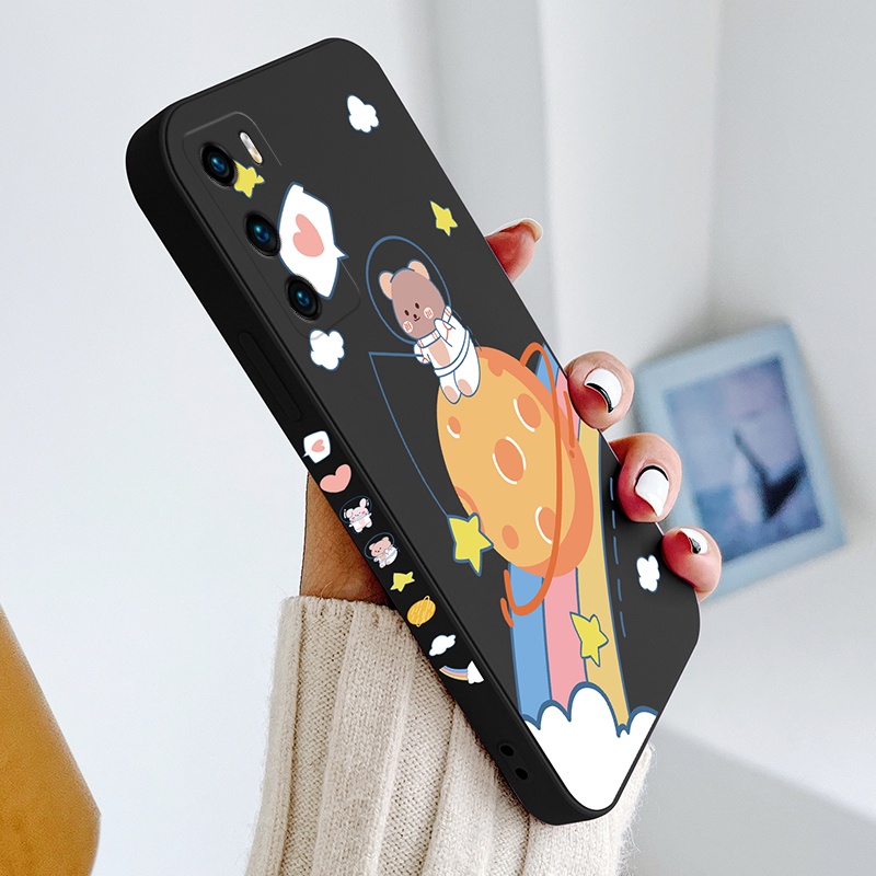 Ốp Điện Thoại Silicone TPU Mềm Họa Tiết Hoạt Hình Cho oppo a16 a16k a54 a74 a94 a55
