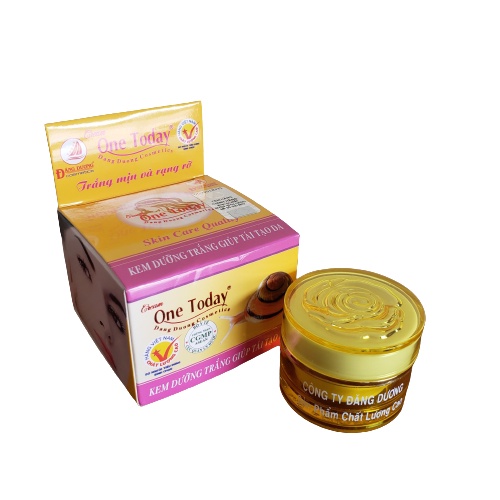 Kem dưỡng trắng da giúp tái tạo da One Today ốc sên 9g