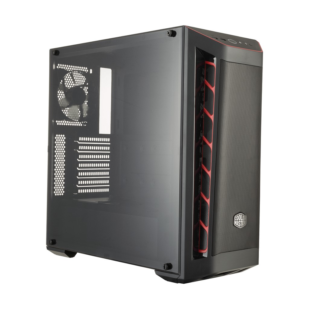 Vỏ Case Cooler Master MasterBox MB511 Red trim - Hàng Chính Hãng