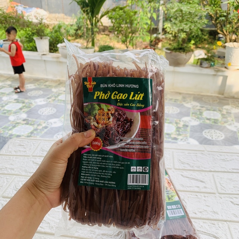 BÚN/PHỞ GẠO LỨT ĐEN LINH HƯƠNG GÓI 500G