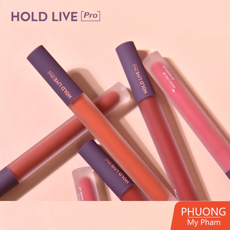 Son kem HOLD LIVE mềm mịn mọng môi Durable Air Lip Gloss [HL371]