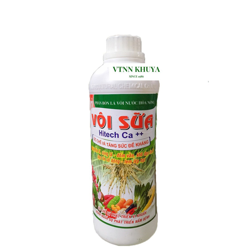 Phân bón Vôi sữa Ức chế và tăng đề kháng 500ml