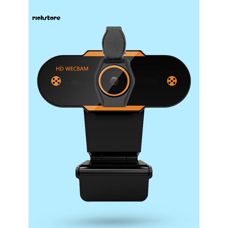 Webcam USB rộng 480P/720P/1080P/2K có vỏ bọc chống bụi cho phát sóng trực tiếp | BigBuy360 - bigbuy360.vn