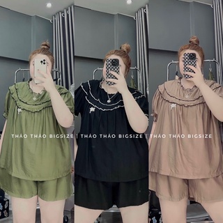 Set đũi viền đen tag đì-o bigsize - múp bigsize 60-100kg
