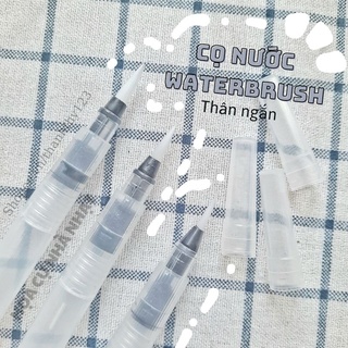Cọ nước Waterbrush thân ngắn giá rẻ dành cho người tập vẽ màu nước với đầu cọ siêu mềm dễ điều khiển