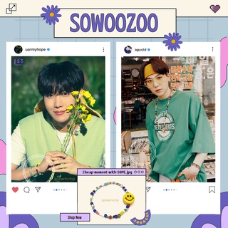 Vòng tay Sowoozoo cườm mặt cười handmade cheap moment with SOPE SUGA & j-hope BTS | BTS Bracelets | Sowoozoo bracelets