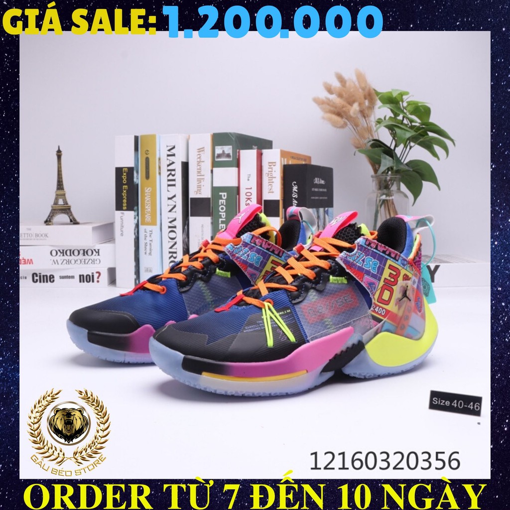 🌟FULLBOX🌟ORDER🌟SALE 50%🌟ẢNH THẬT🌟 Air Jordan Why Not Zero 2.0 🌟GIÀY NAM NỮ