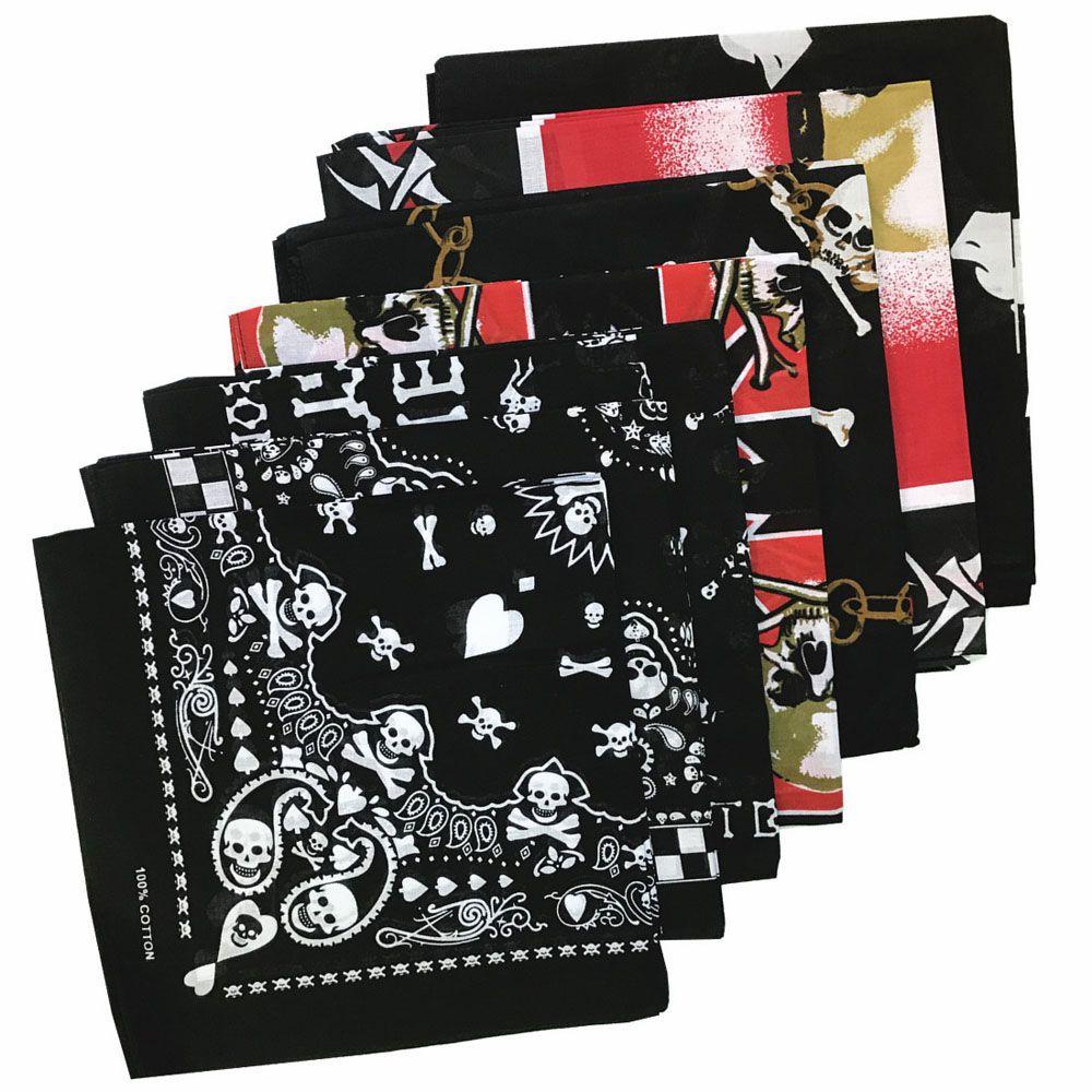 Khăn Bandana Vuông 55cm * 55cm Làm Từ Cotton Không Đường May