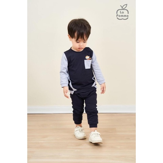 Lapomme - Bộ cải phối thời trang modal mềm trai gái thu đông