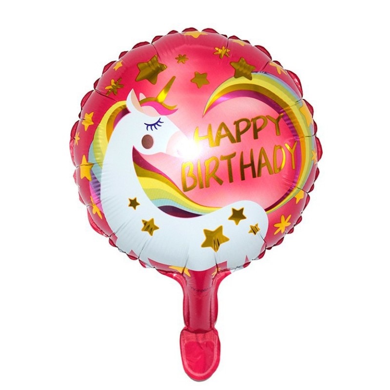 Bong bóng latex 10 inch in chữ happy birthday trang trí tiệc cưới/ sinh nhật