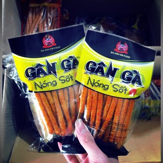 30 Gói snack GÂN GÀ NÓNG SỐT CAY Mới - Hàng Hot Đồ Ăn Vặt