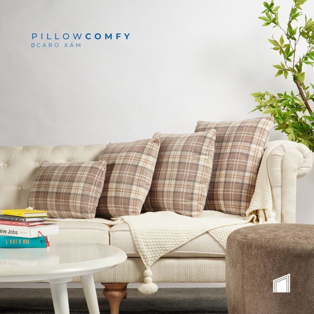 Gối Tựa Lưng Sofa, Gối Trang Trí Pillow Gallery COMFY Cao Cấp, Nhiều Màu Sắc, Kích Thước - Handpick Factory