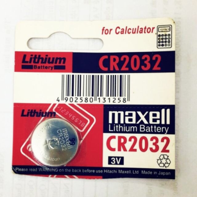 Pin Maxell dùng cho nhiệt kế điện tử, cân điện tử, máy đo đường huyết, máy tính bảng