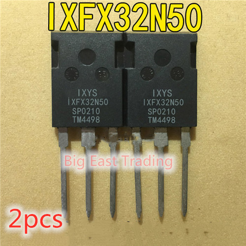 2 CÁI IXFX32N50 32N50 hàn bóng bán dẫn TO-247 500V 32A, đảm bảo chất lượng