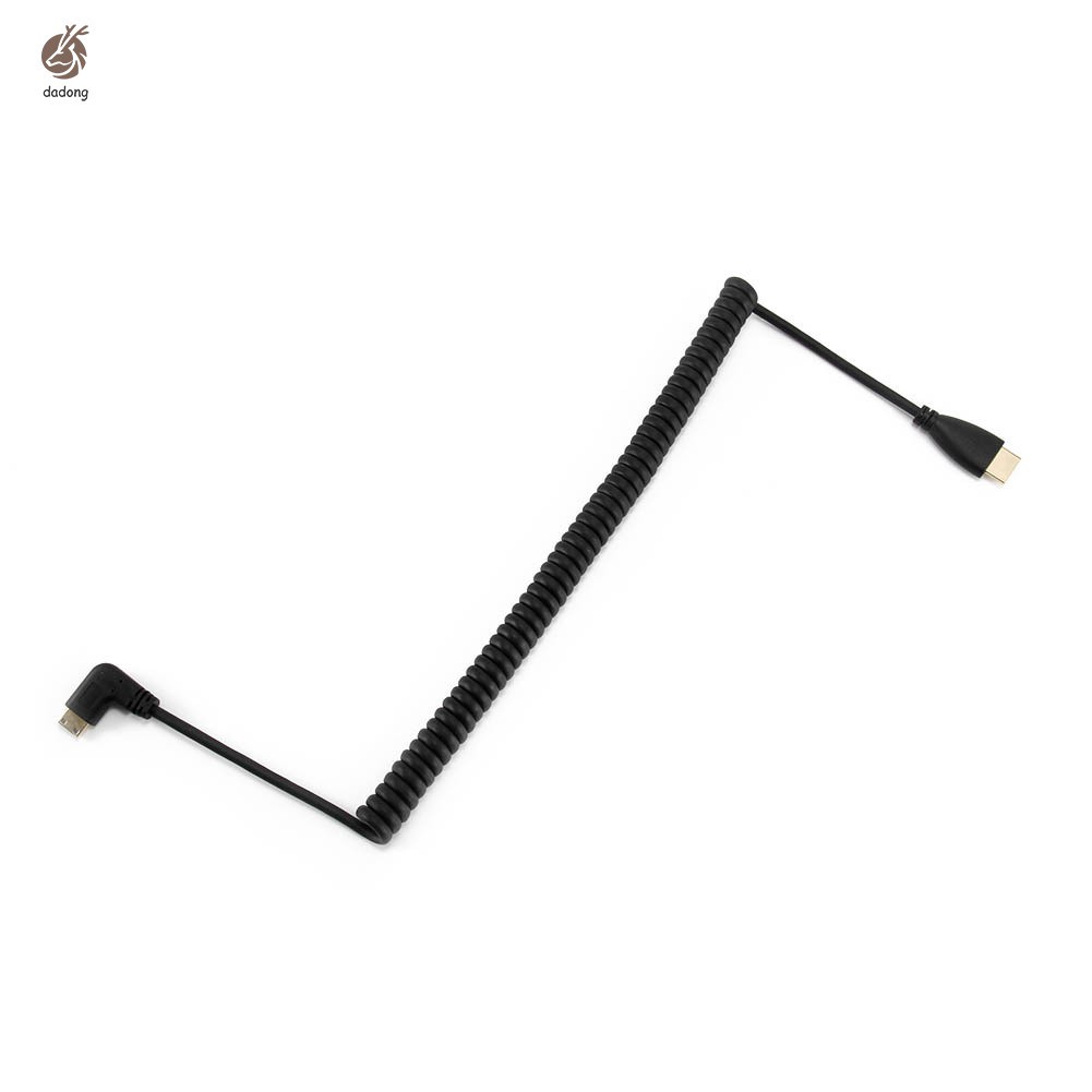Dây cáp kết nối HDMI mini 1080P với đầu cắm bẻ góc vuông