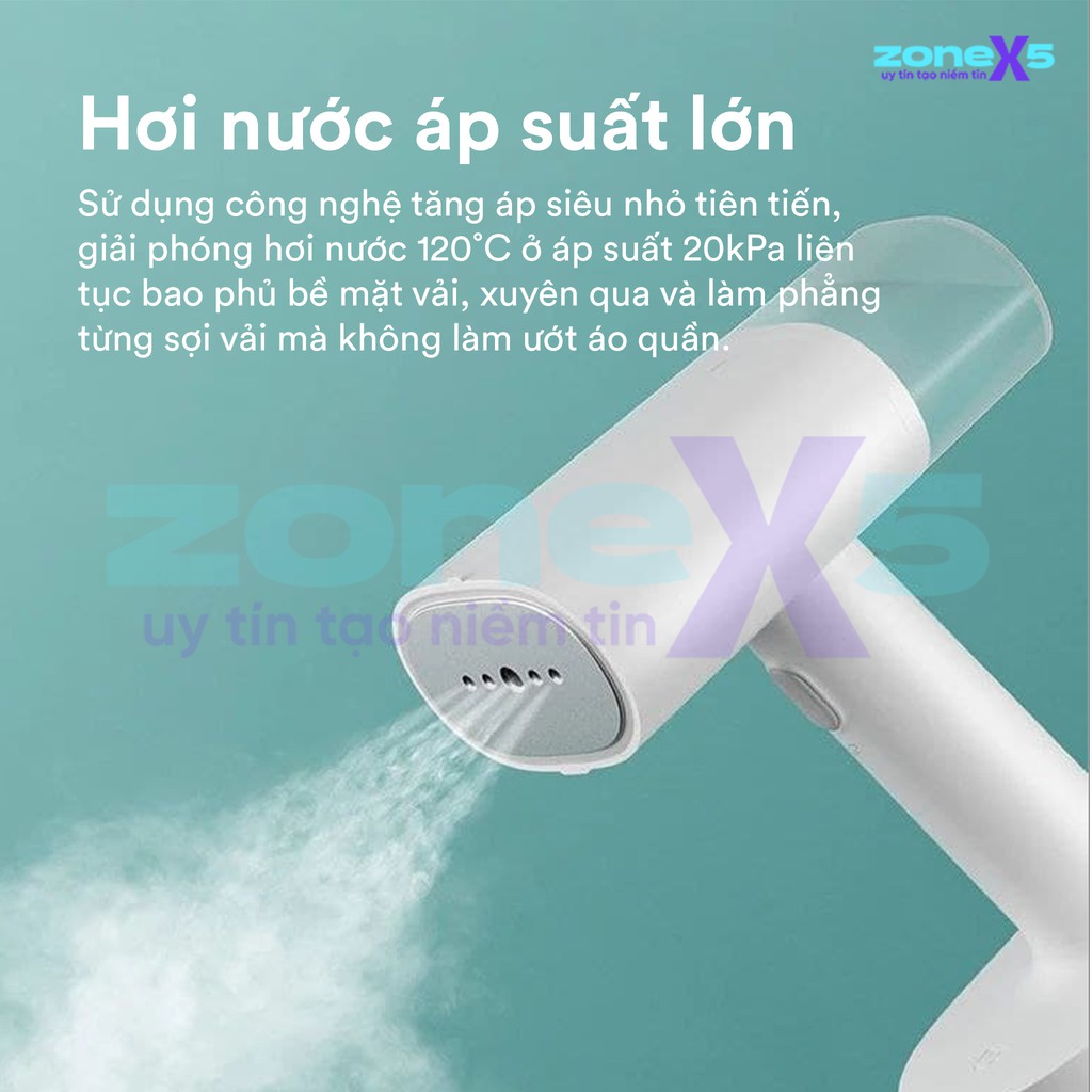 Bàn ủi hơi nước Xiaomi Mijia - Công suất 1200W, làm nóng 30s, ngăn chứa nước lớn, thiết kế đứng