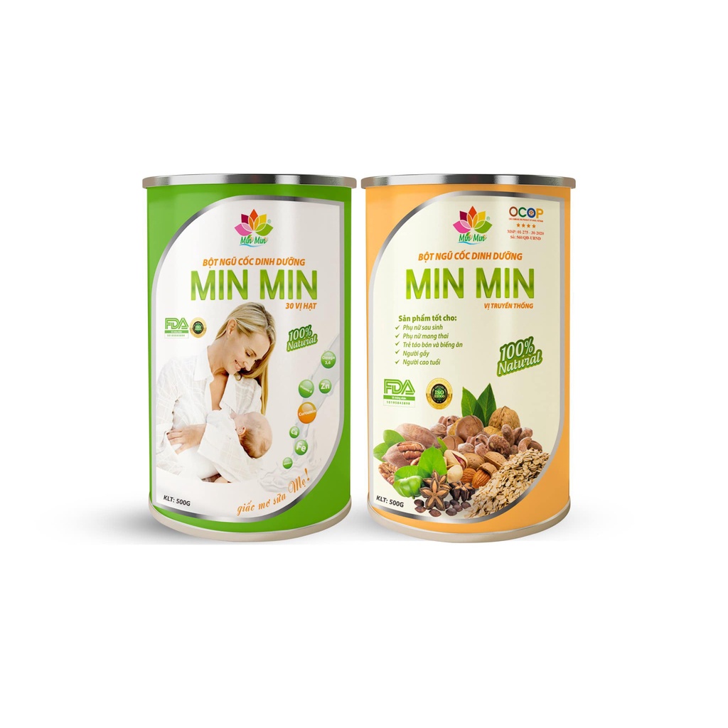 Ngũ Cốc Dinh Dưỡng 29 Hạt Min Min[ Combo 7 hộp tặng 1] Bổ Sung Dinh Dưỡng Cho Gia Đình