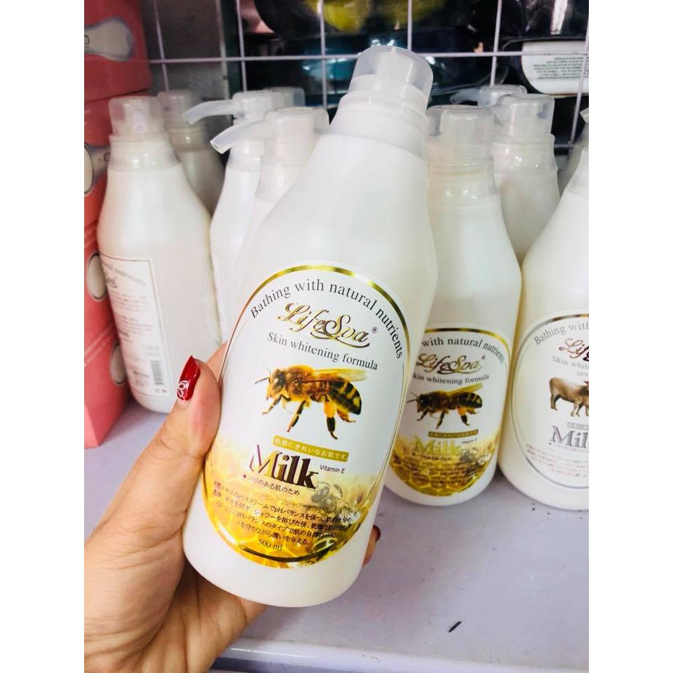 Sữa tắm Life Spa milk Thái Lan (chỉ số chống nắng SPF 35)