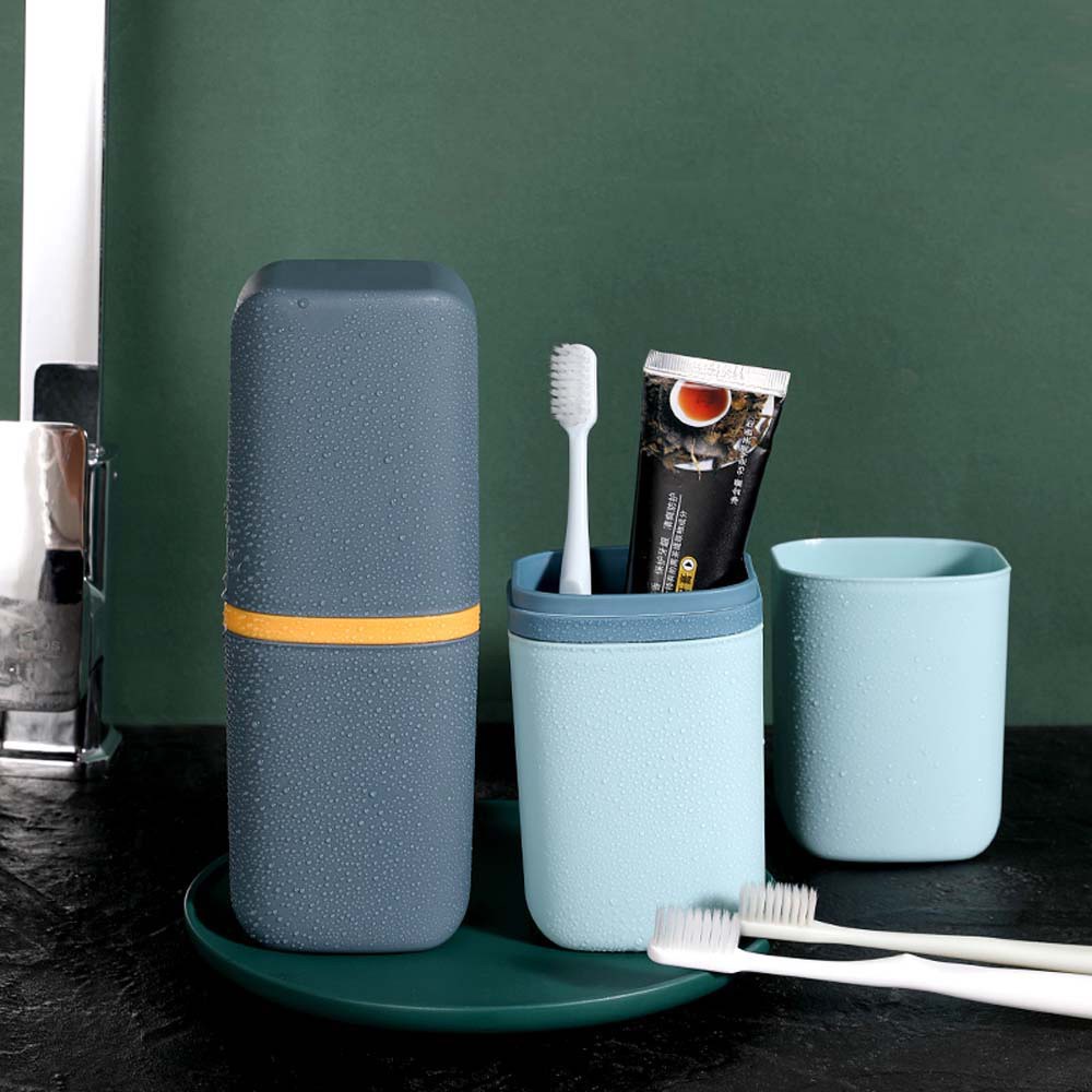Hộp đựng bàn chải đánh răng làm từ nhựa phong cách Bắc Âu mang theo du lịch tiện lợi