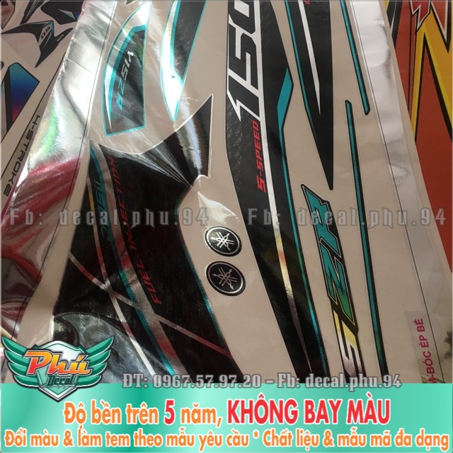 Tem rời Exciter 150 Y15ZR Chrome -1