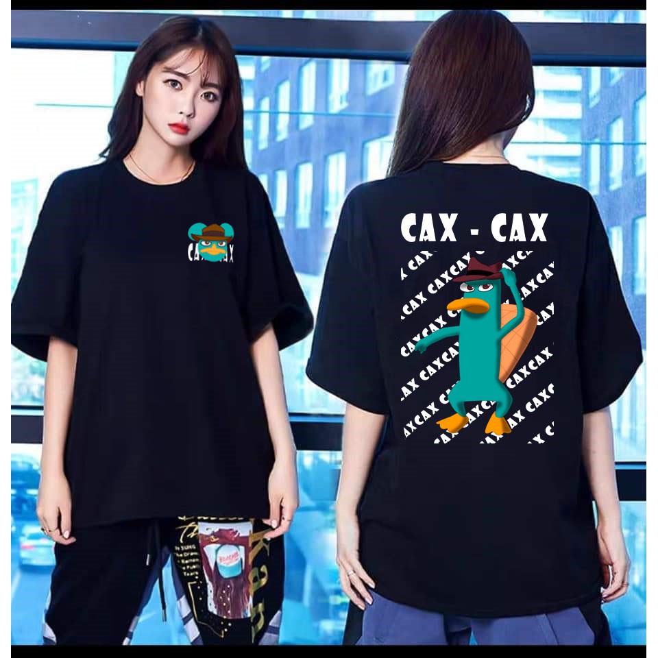 Áo phông nam nữ tay lỡ form rộng CaxCax 2 màu đen trắng nam nữ - áo thun unisex oversize tee big logo street style | BigBuy360 - bigbuy360.vn