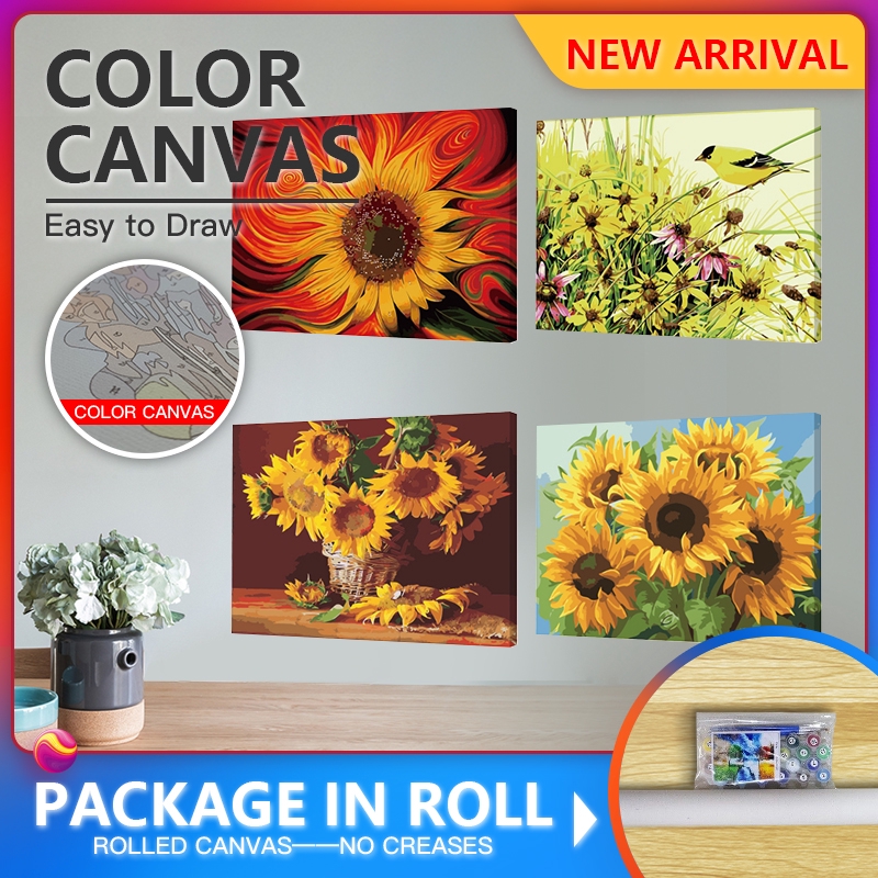 Tranh vải canvas trang trí hình hoa ( không kèm khung )