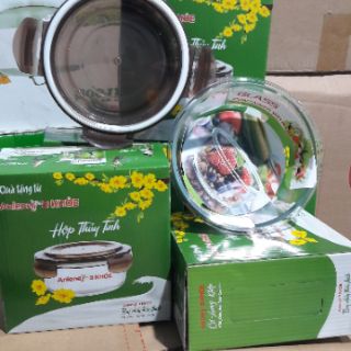 Thố thủy tinh 650ml. Hàng kmai sữa anlene